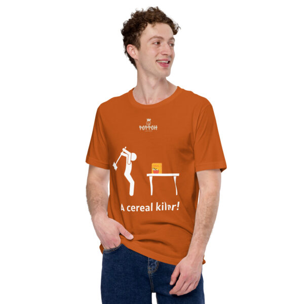Funny shirts for men. "Cereal Killer" Unisex t-shirt - Image 7