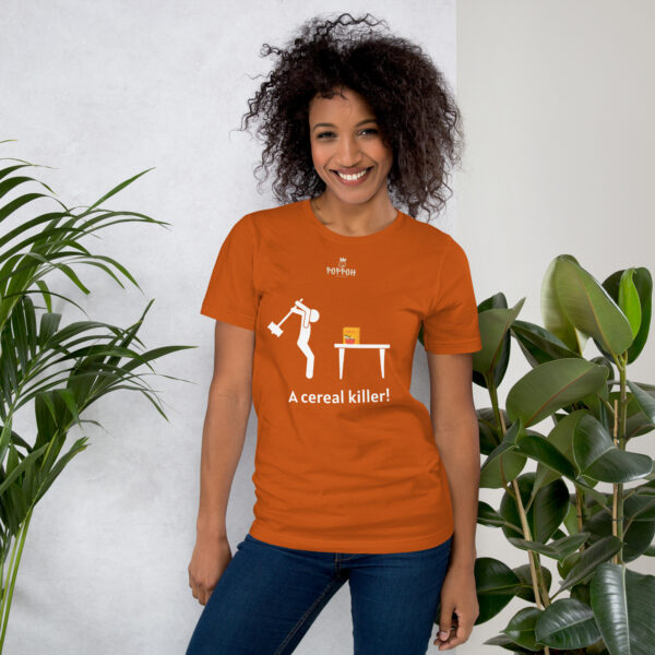 funny shirts for women. "Cereal Killer" Unisex t-shirt - Image 7