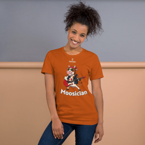 Guitar Shirt. "Moosician" Unisex t-shirt - Image 7