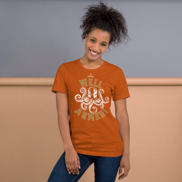Funny Shirts for Women. "Well Armed" Unisex t-shirt - Image 7