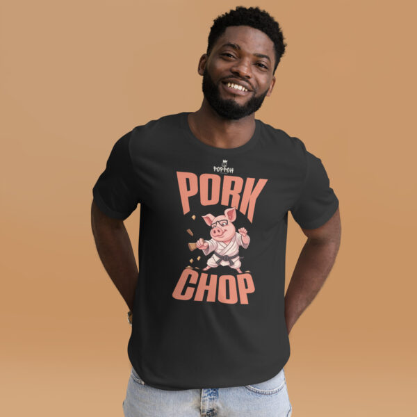Funny Shirts for Men. "Pork Chop" Unisex t-shirt - Image 3