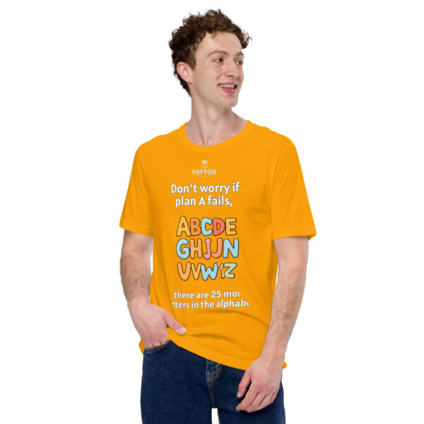 Funny shirts for men. "ABC" Unisex t-shirt - Image 11