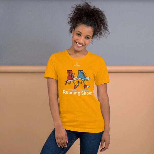 Running Shirt. "Running Shoes" Unisex t-shirt - Image 9