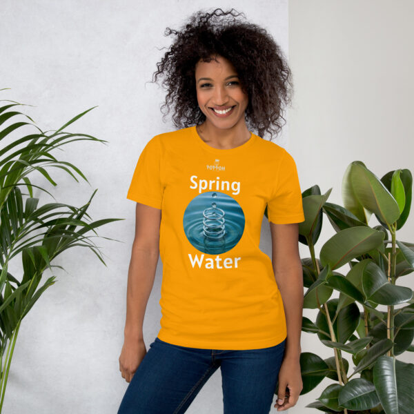 Funny shirts for women. "Spring Water" Unisex t-shirt - Image 8