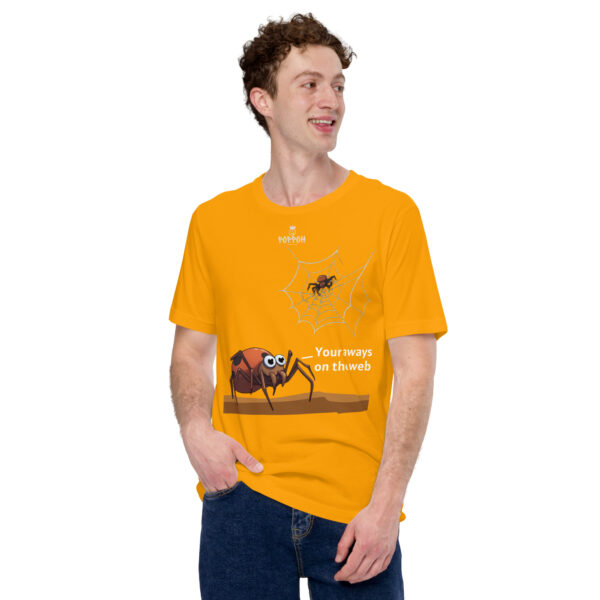 Funny shirts for men. "Web" Unisex t-shirt - Image 11