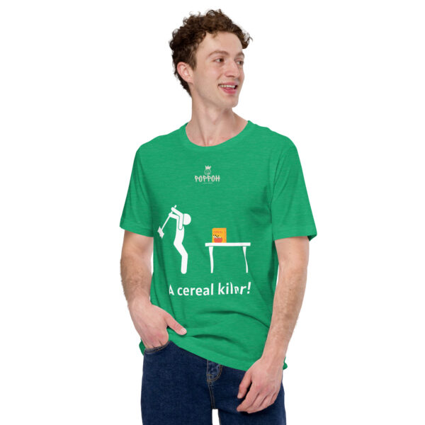 Funny shirts for men. "Cereal Killer" Unisex t-shirt - Image 8