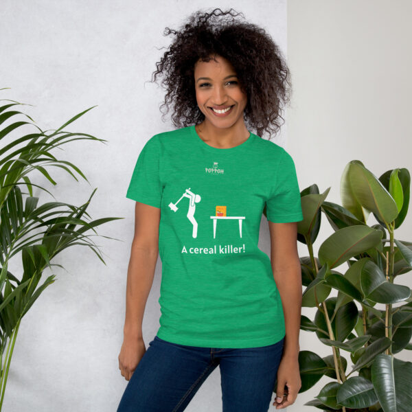 funny shirts for women. "Cereal Killer" Unisex t-shirt - Image 8