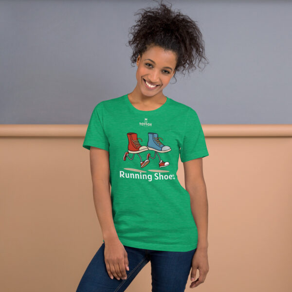 Running Shirt. "Running Shoes" Unisex t-shirt - Image 7