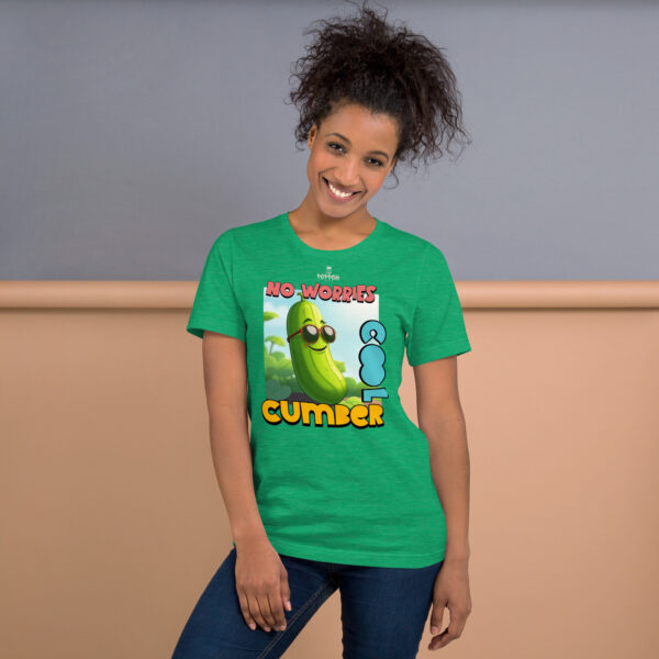 Funny Shirts for Women. "Coolcumber" Unisex t-shirt - Image 8