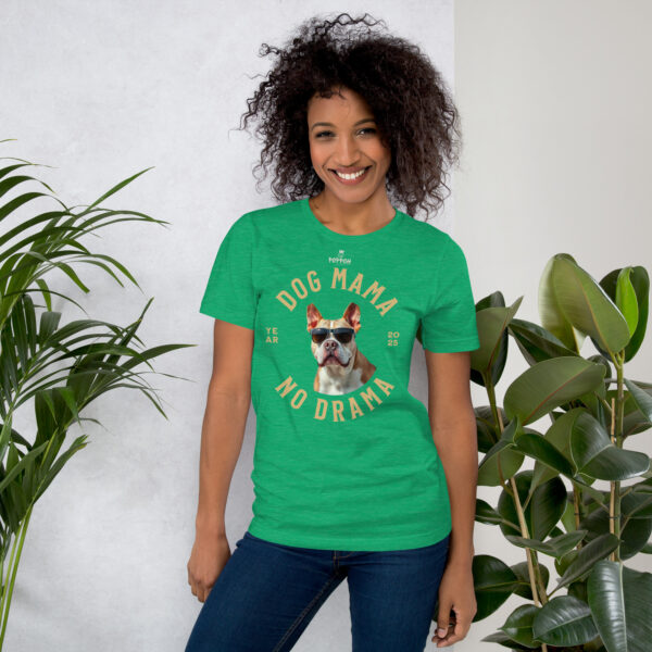 Funny Shirts for Women. "Dog Mama No Drama" Unisex t-shirt - Image 8