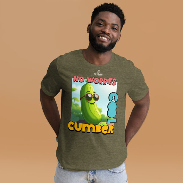Funny Shirts for Men. "Coolcumber" Unisex t-shirt - Image 6