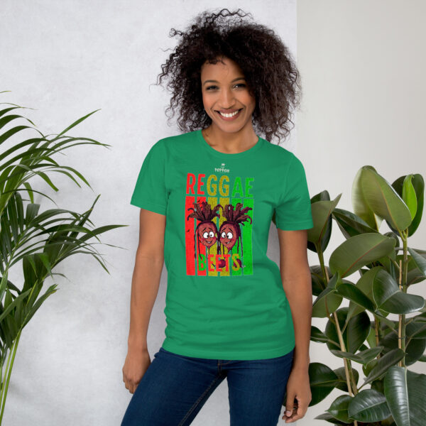 Funny shirts for women. "Reggae Beets" Unisex t-shirt - Image 8