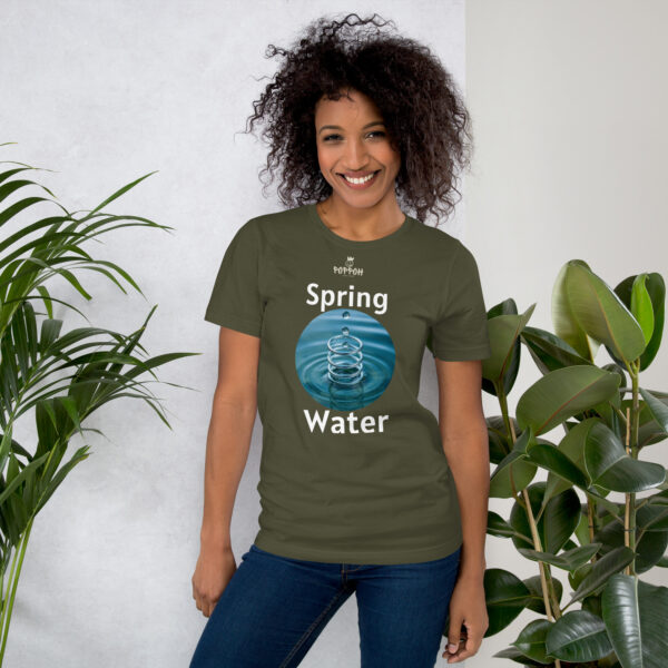 Funny shirts for women. "Spring Water" Unisex t-shirt