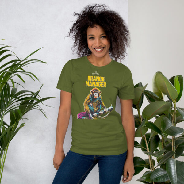 Funny shirts for women. "Branch Manager" Unisex t-shirt - Image 6