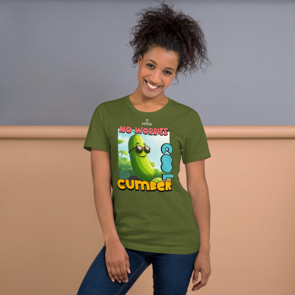 Funny Shirts for Women. "Coolcumber" Unisex t-shirt - Image 6