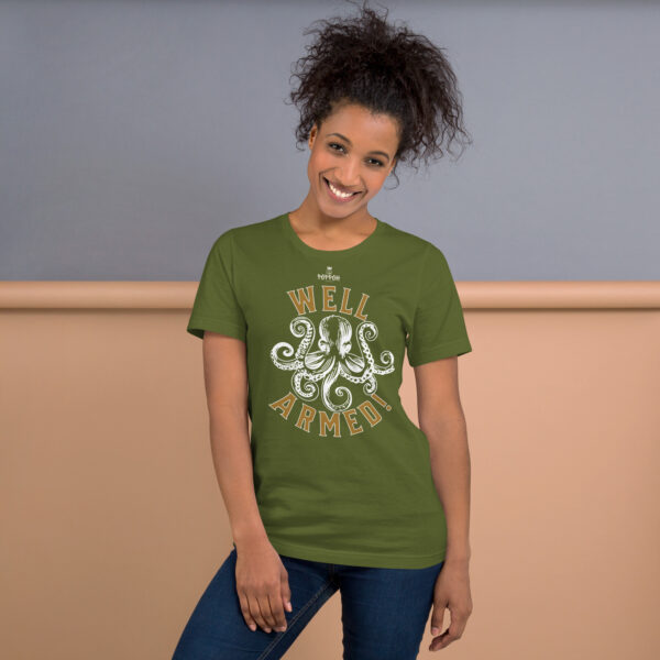 Funny Shirts for Women. "Well Armed" Unisex t-shirt - Image 6