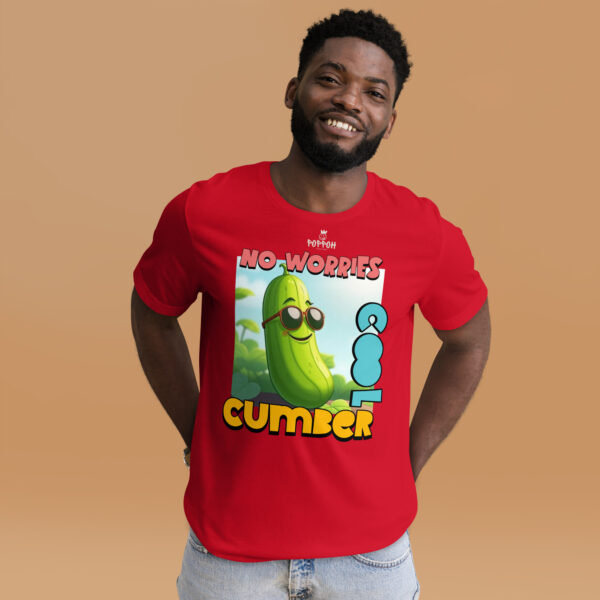Funny Shirts for Men. "Coolcumber" Unisex t-shirt - Image 4
