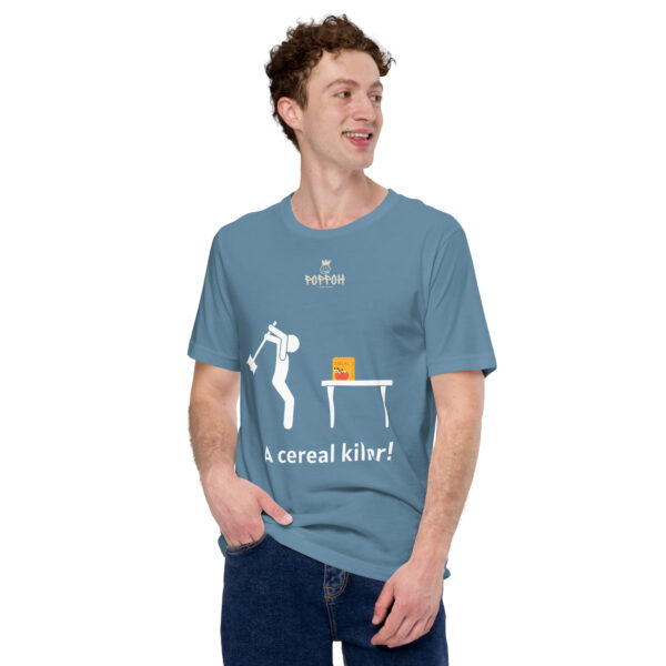 Funny shirts for men. "Cereal Killer" Unisex t-shirt - Image 9