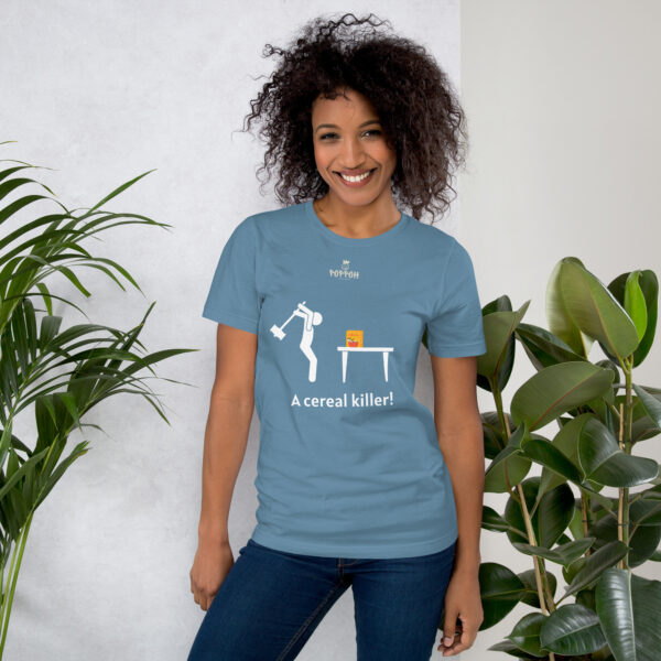 funny shirts for women. "Cereal Killer" Unisex t-shirt - Image 9