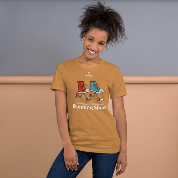 Running Shirt. "Running Shoes" Unisex t-shirt - Image 8