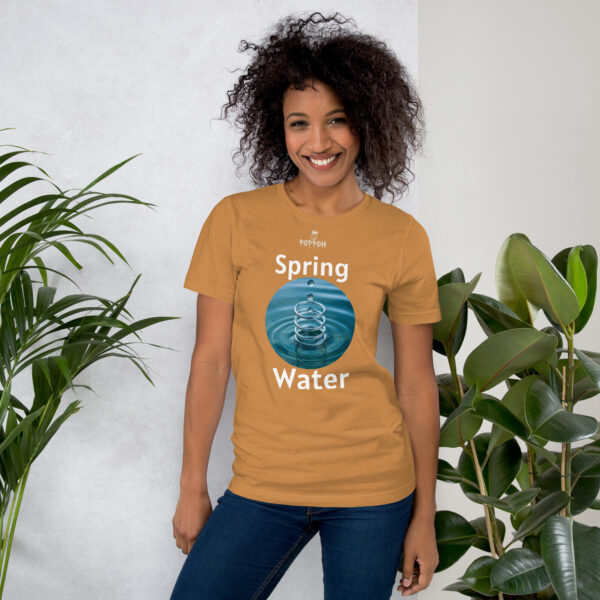 Funny shirts for women. "Spring Water" Unisex t-shirt - Image 7