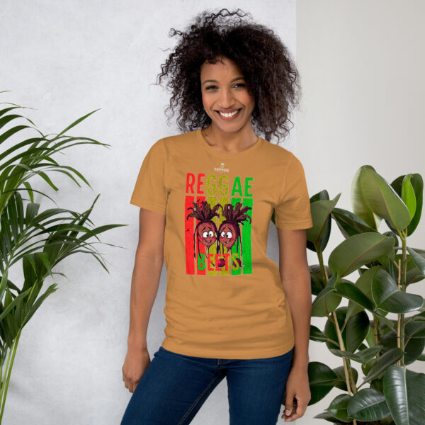Funny shirts for women. "Reggae Beets" Unisex t-shirt - Image 10