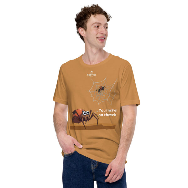 Funny shirts for men. "Web" Unisex t-shirt - Image 10