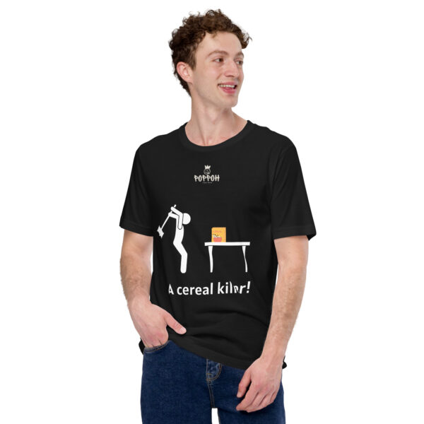 Funny shirts for men. "Cereal Killer" Unisex t-shirt - Image 2