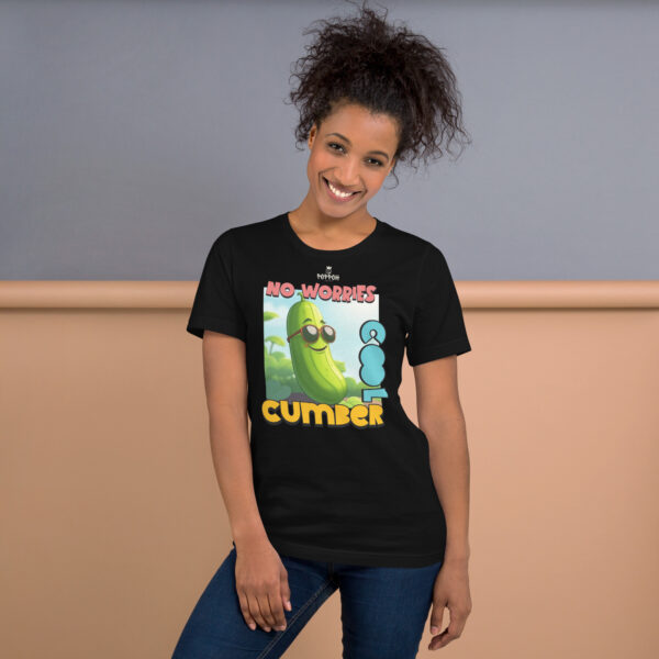 Funny Shirts for Women. "Coolcumber" Unisex t-shirt - Image 2