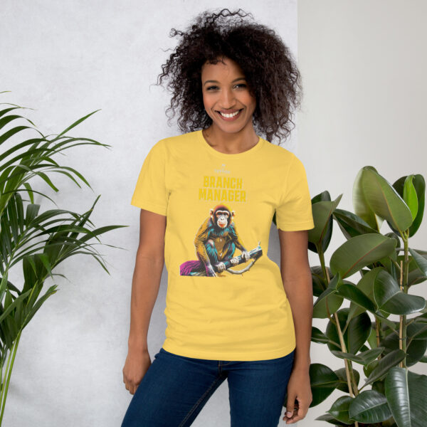Funny shirts for women. "Branch Manager" Unisex t-shirt - Image 12