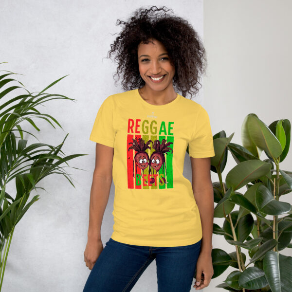 Funny shirts for women. "Reggae Beets" Unisex t-shirt - Image 12