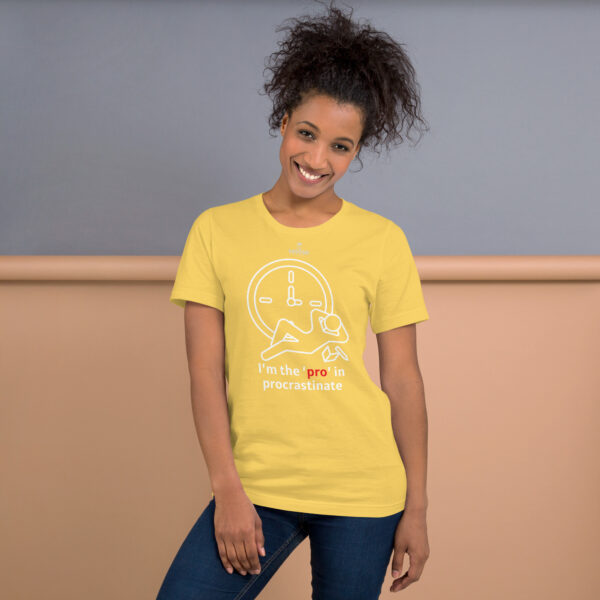 Funny shirts for women. "Procrastinate" Unisex t-shirt - Image 12