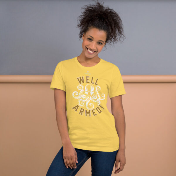 Funny Shirts for Women. "Well Armed" Unisex t-shirt - Image 12