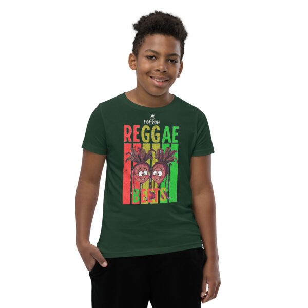 Funny Shirts for Kids. "Reggae Beets" Youth Short Sleeve T-Shirt