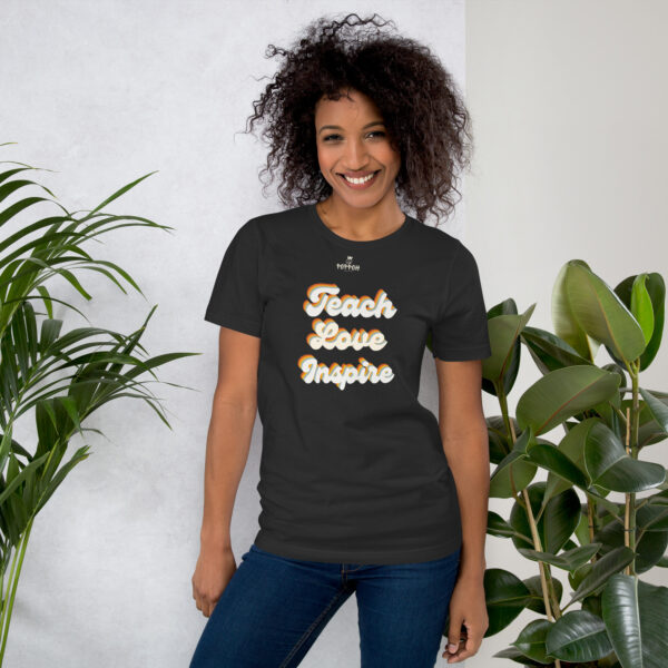 Teacher Shirt. "Teach Love Inspire" Unisex t-shirt - Image 3