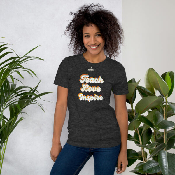 Teacher Shirt. "Teach Love Inspire" Unisex t-shirt - Image 5