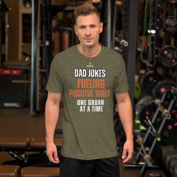 Dad Shirt. "Dad Jokes Good Vibes" - Image 5
