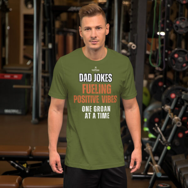 Dad Shirt. "Dad Jokes Good Vibes" - Image 6