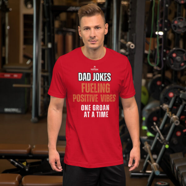 Dad Shirt. "Dad Jokes Good Vibes" - Image 3